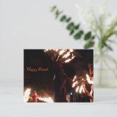 Happy Diwali Postcard Postkarte (Stehend Vorderseite)
