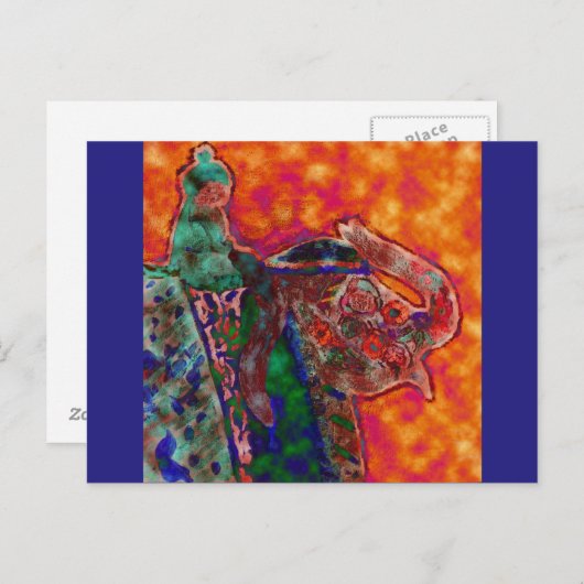 HAPPY DIWALI POSTKARTE (Vorne/Hinten)