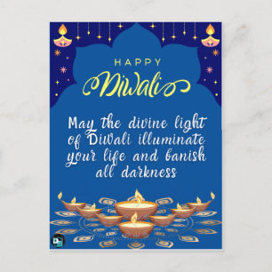 Happy Diwali Postkarte
