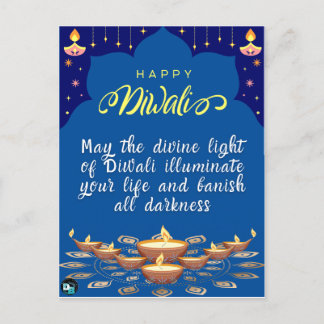 Happy Diwali Postkarte