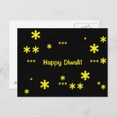 Happy Diwali! Postkarte! Postkarte (Vorne/Hinten)