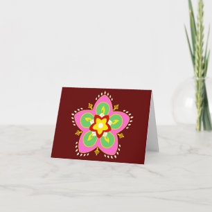 Happy Diwali : rangoli Karte