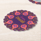 Happy Diwali Rangoli Untersetzer (angewinkelt)