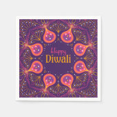 Happy Diwali Serviette (Vorderseite)