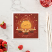 Happy Diwali Serviette (Beispiel)