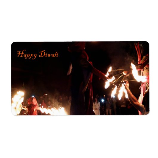 Happy Diwali Shipping Labels (Vorne)