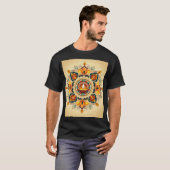 "Happy Diwali Simple Rangoli T - Shirt Design" (Vorne ganz)