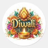 Happy Diwali Sticker (Vorderseite)