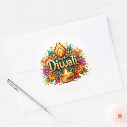 Happy Diwali Sticker (Umschlag)