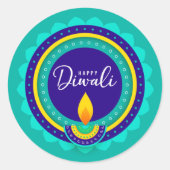 Happy Diwali Sticker (Vorderseite)