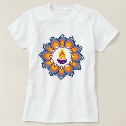 Happy Diwali T-Shirt (Design vorne)