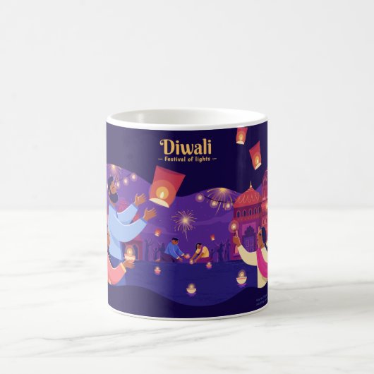 Happy Diwali Tasse (Mittel)