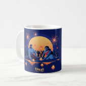 Happy Diwali Tasse (Vorderseite Links)