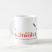 Happy Diwali Tasse (Vorderseite Links)