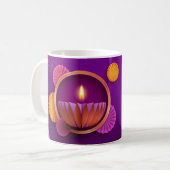 Happy Diwali Tasse (Vorderseite Links)