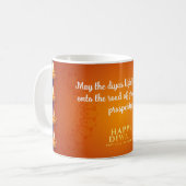 Happy Diwali Tasse (Vorderseite Links)