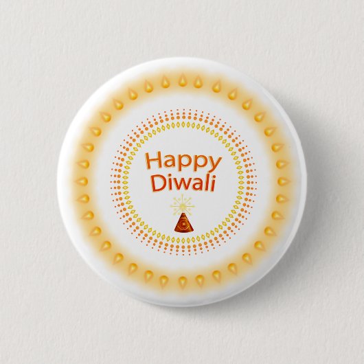 Happy Diwali-Taste Button (Vorderseite)