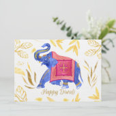 Happy Diwali Urlaubskarte Feiertagskarte (Stehend Vorderseite)