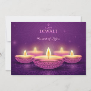 Happy Diwali Urlaubskarte Feiertagskarte