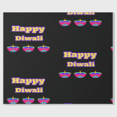 Happy Diwali (Wrapping Paper) Geschenkpapier (Flach)