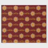Happy Diwali Wrapping Paper Geschenkpapier (Flach)