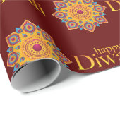 Happy Diwali Wrapping Paper Geschenkpapier (Rolleneckpunkt)