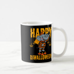 Happy Diwalihalloween Halloween Diwali Kaffeetasse