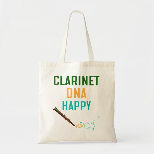 Happy DNA Clarinet1 Tragetasche (Vorne)