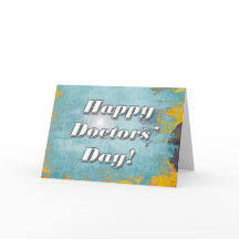 Happy Doctors' Day Moderne Abstrakte Karte