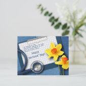 Happy Doctors' Day Postkarte (Stehend Vorderseite)