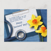 Happy Doctors' Day Postkarte (Vorderseite)