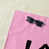 Happy Dog Beach Handtuch (Beispiel)