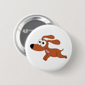 Happy Dog Button (Vorne & Hinten)