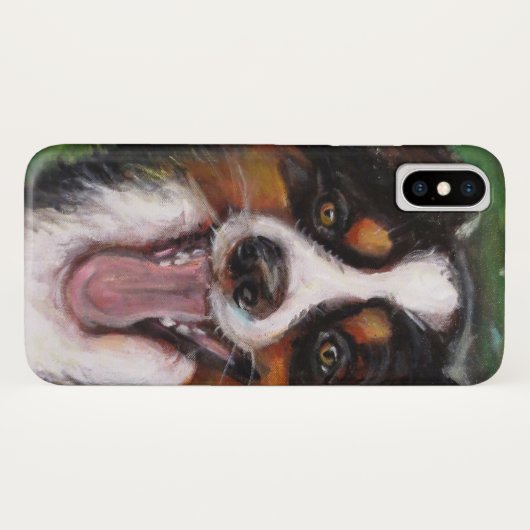 Happy Dog Case-Mate iPhone Hülle (Rückseite (Horizontal))