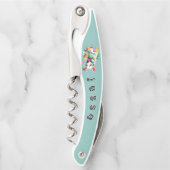 Happy Dog eating an ice-cream Kellnermesser (Vorderseite)