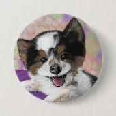 Happy Dog Face Button (Vorderseite)