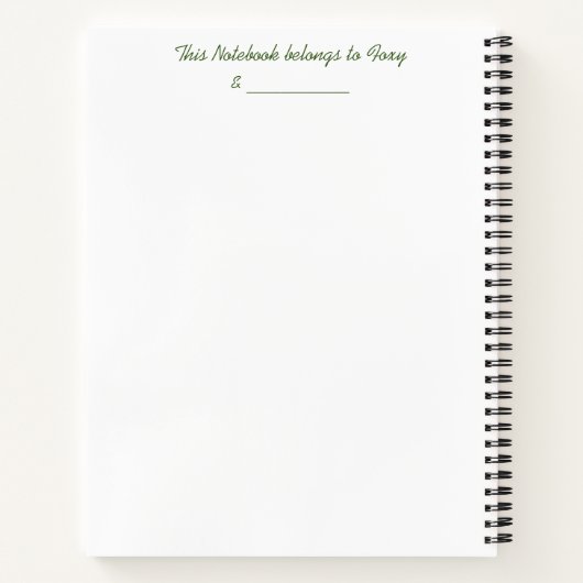 Happy Dog Face Notizblock (Rückseite)