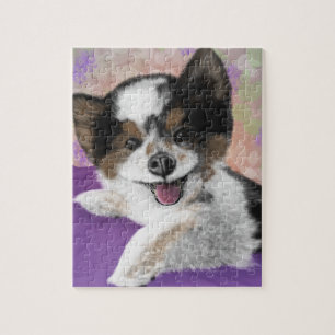 Happy Dog Face Puzzle