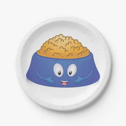 Happy Dog Food Pappteller (Vorderseite)
