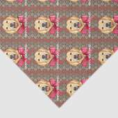 Happy Dog Holidays Seidenpapier (Ausschnitt)