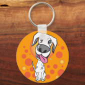 Happy Dog Key Chain Schlüsselanhänger (Vorderseite)