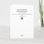 Happy Dog-Mama Day Karte (Rückseite)