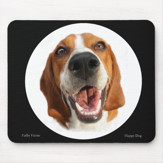 Happy Dog Mousepad (Vorne)