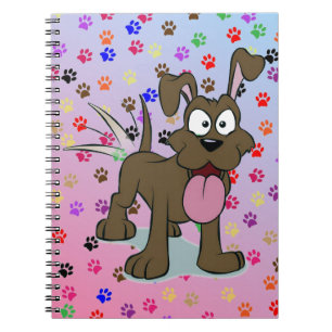 Happy Dog Notebook Notizblock