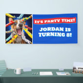 Happy Dog Party Blowers Banner (Messe)
