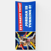 Happy Dog Party Blowers Banner (Vertikal)