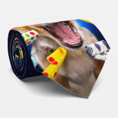 Happy Dog Party Blowers Krawatte (Gerollt)