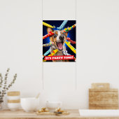Happy Dog Party Blowers Poster (Küche)