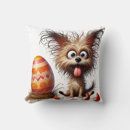 Happy Dog Pillow Kissen (Vorderseite)