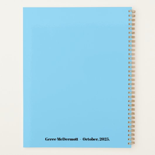 Happy Dog Planner Planer (Rückseite)